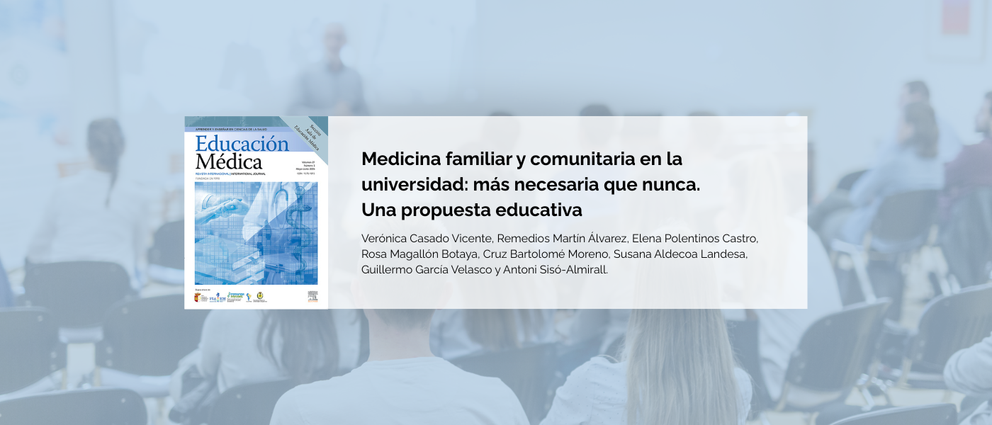 La AMFE-semFYC impulsa una propuesta para reforzar la Medicina Familiar y Comunitaria en la universidad